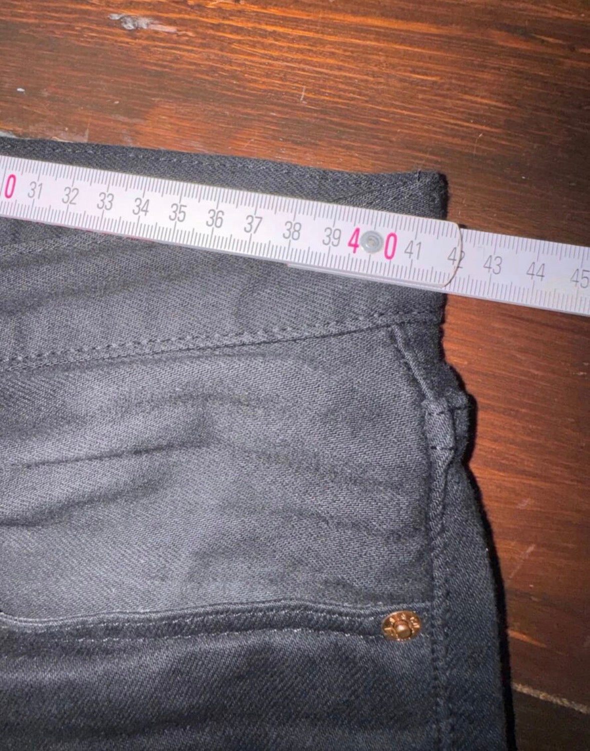 Levi’s 501 Мъжки дънки – Черни, Button Fly- размер 34