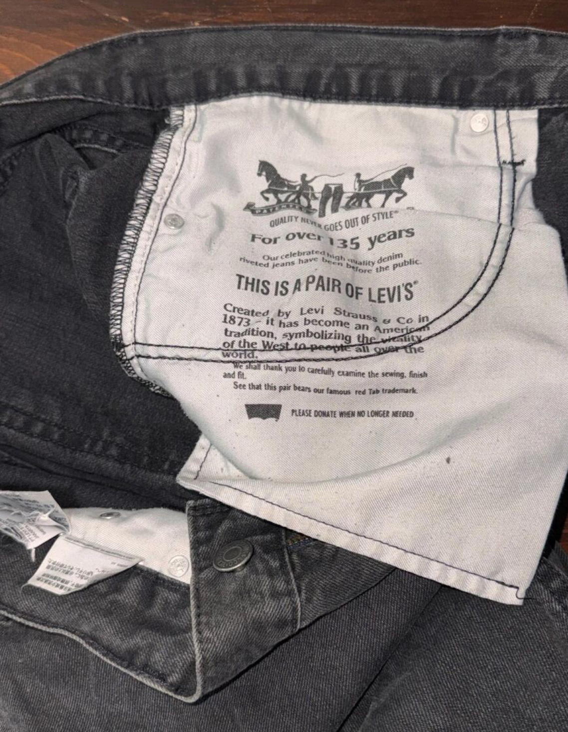 Levi’s 508 Мъжки дънки – Тъмен деним, Slim Tapered