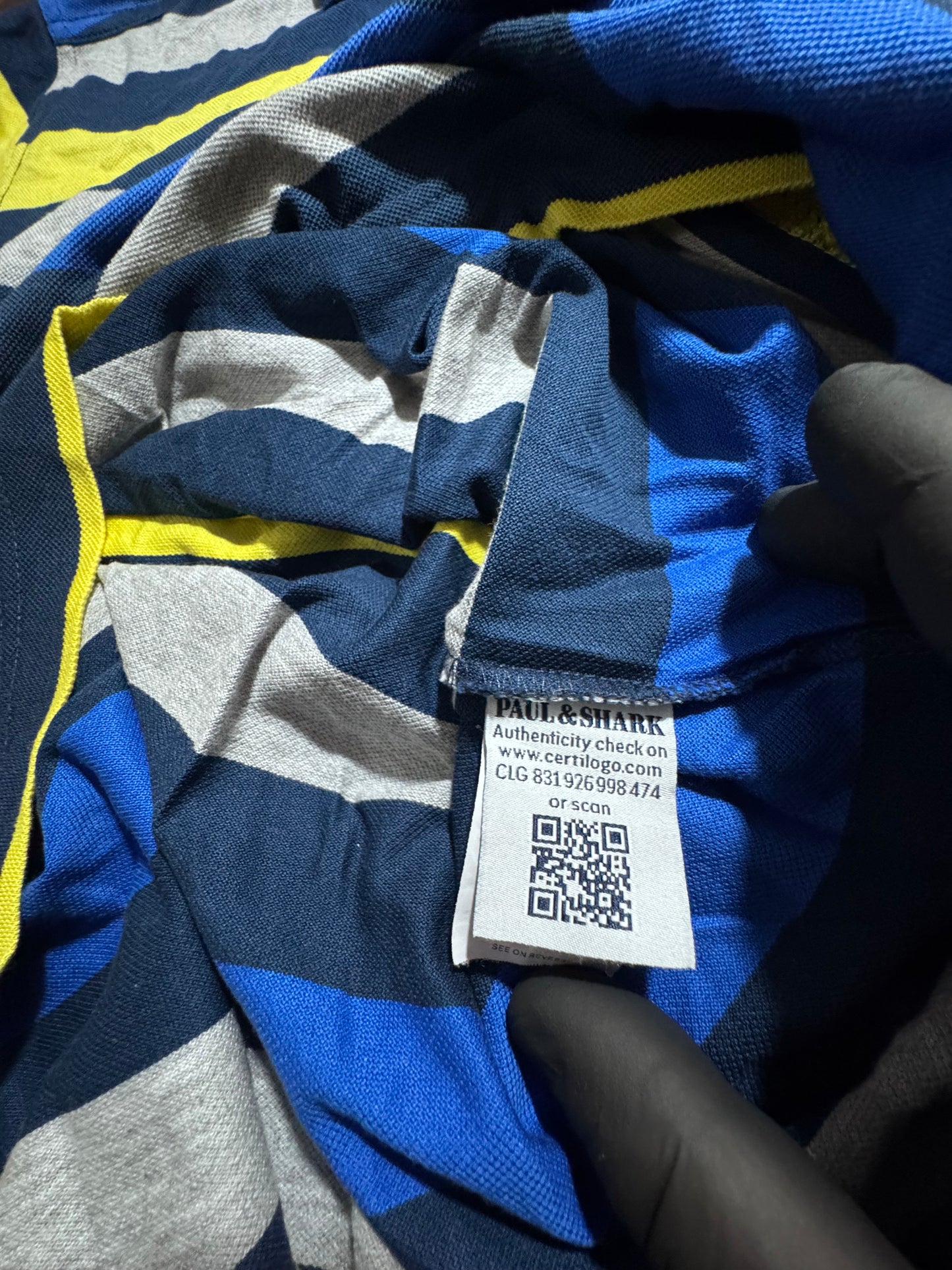 Paul & Shark XL — Тениска с Райе и Лого