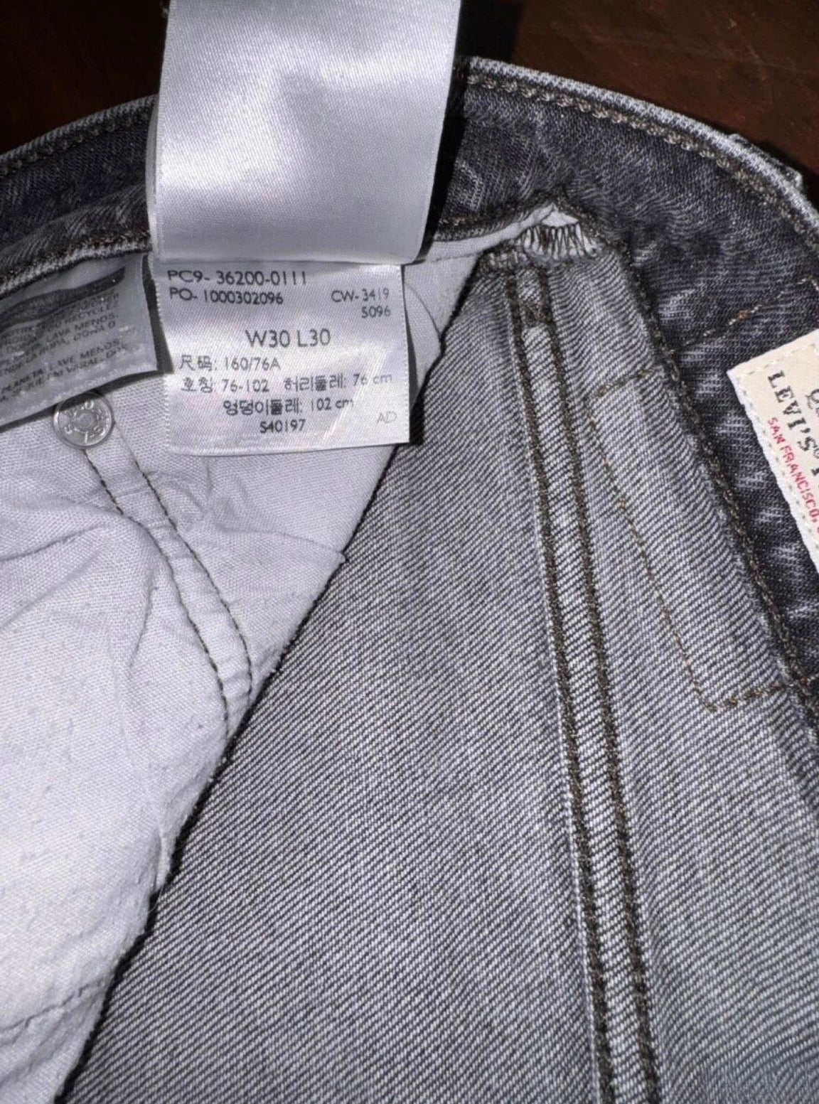 Levi’s 501® Premium Мъжки дънки – Тъмен деним, Original Fit