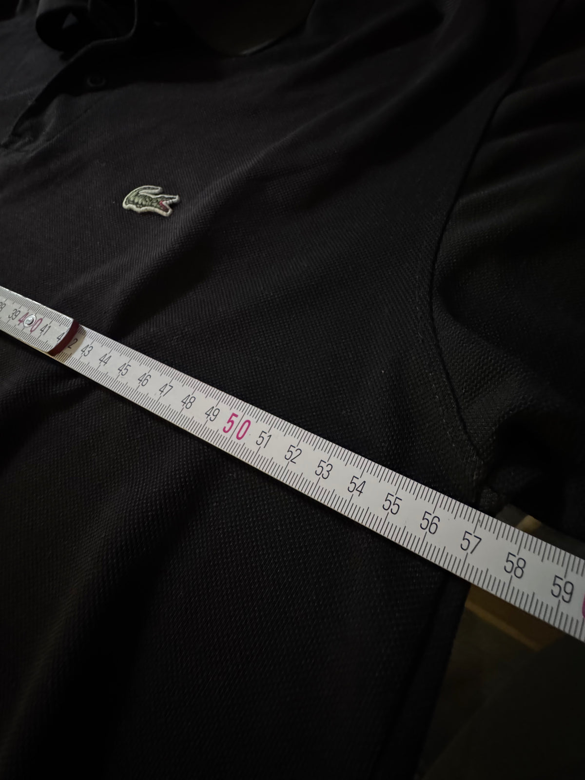 Lacoste Мъжко Черно Поло — 100% Памук