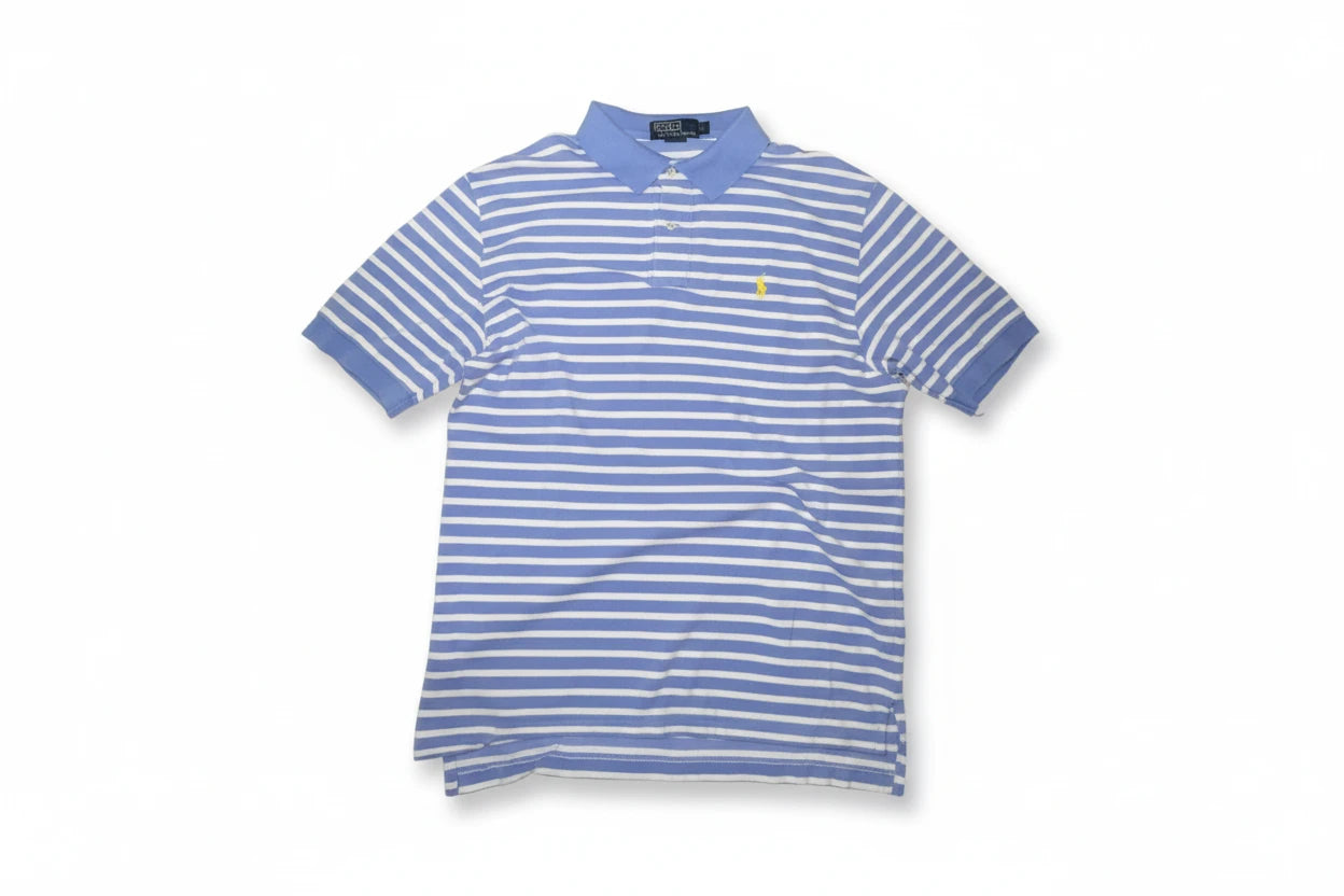 Polo by Ralph Lauren Мъжка поло тениска – Синьо-бяло райе, L