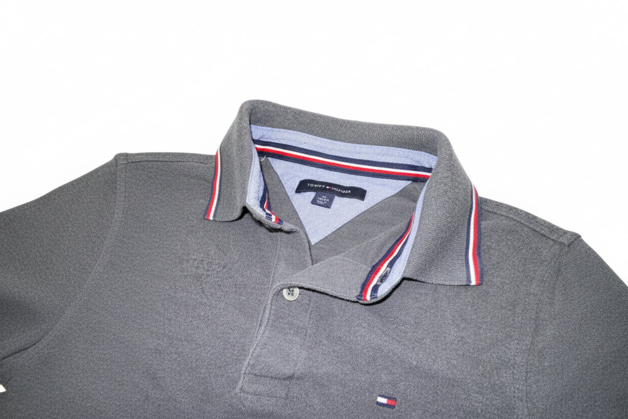 Tommy Hilfiger Мъжка поло тениска – Сив меланж, XS