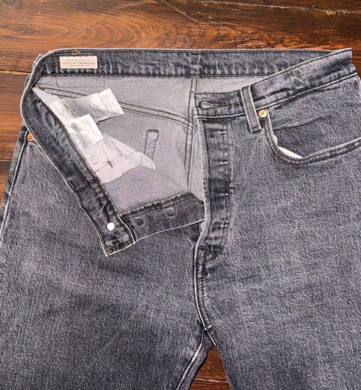 Levi’s 501® Premium Мъжки дънки – Тъмен деним, Original Fit