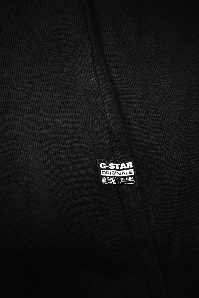 G-Star RAW Men’s Quarter-Zip Sweatshirt - Черен цвят L
