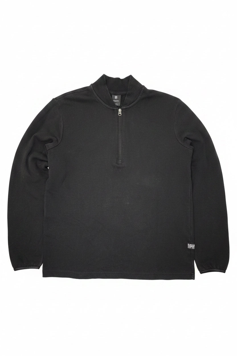 G-Star RAW Men’s Quarter-Zip Sweatshirt - Черен цвят L