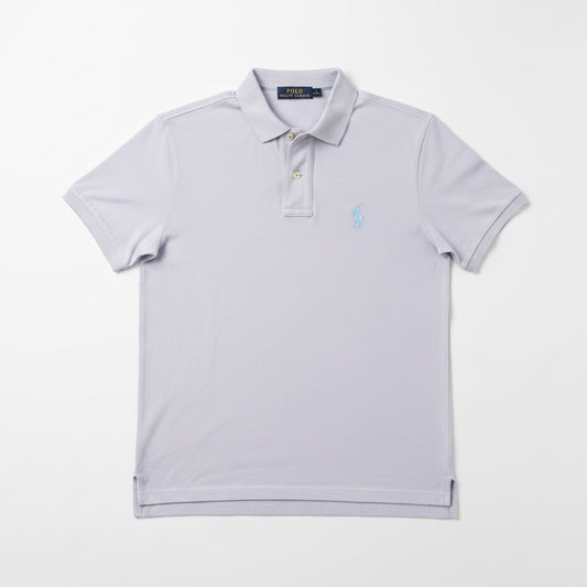 Polo Ralph Lauren Лилаво Поло L Slim Fit — Мъжка Риза 100% Памук
