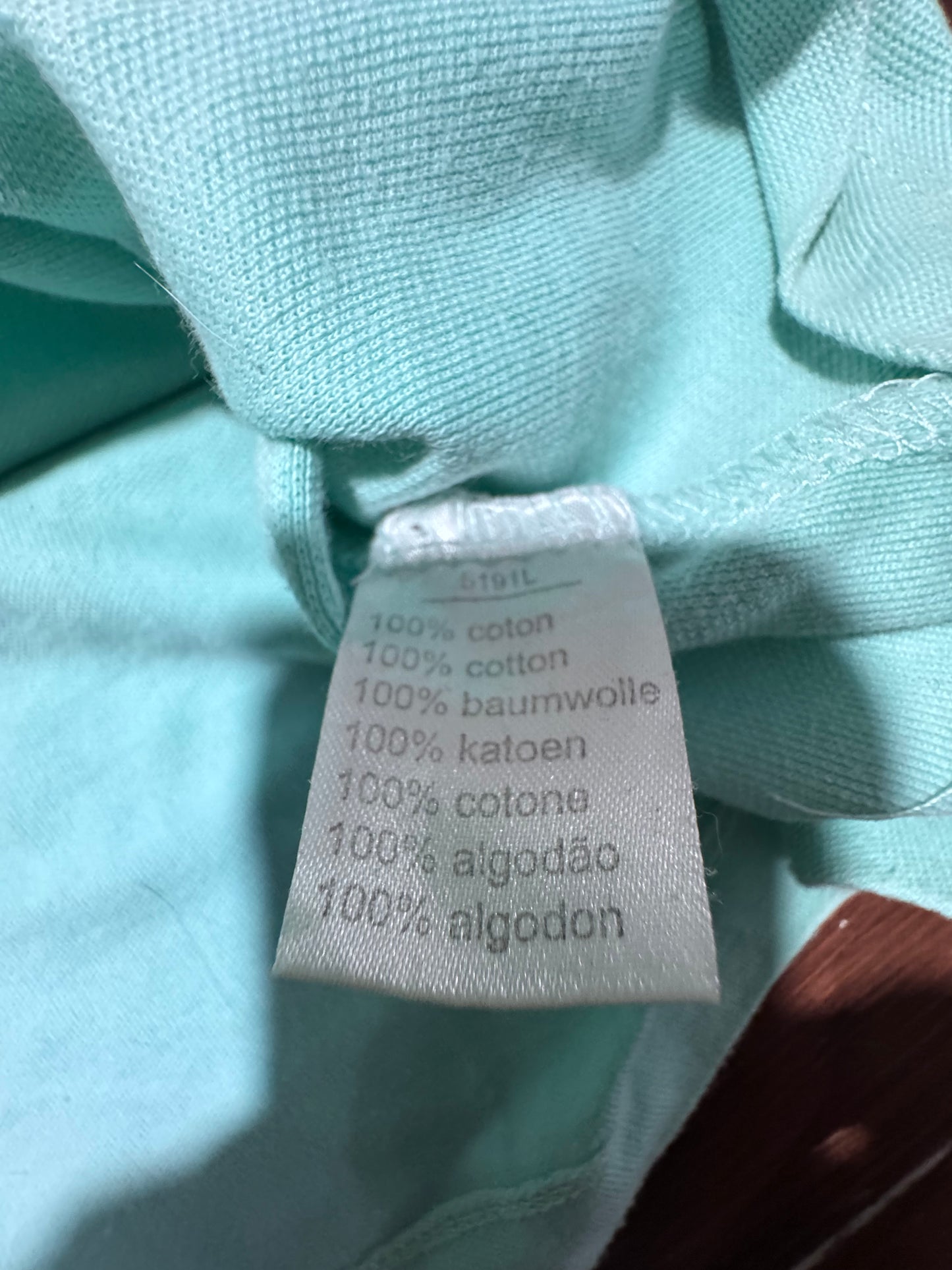 Lacoste поло тениска Размер 5 (L) Мента 100% памук