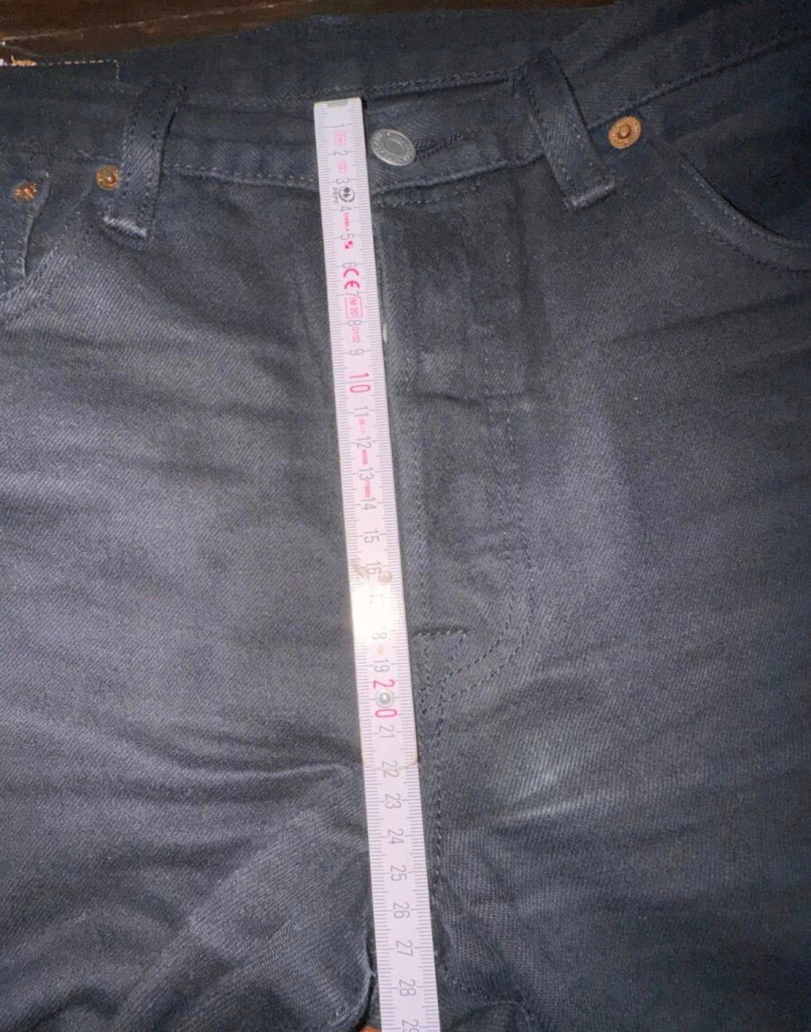 Levi’s 501 Мъжки дънки – Черни, Button Fly- размер 34