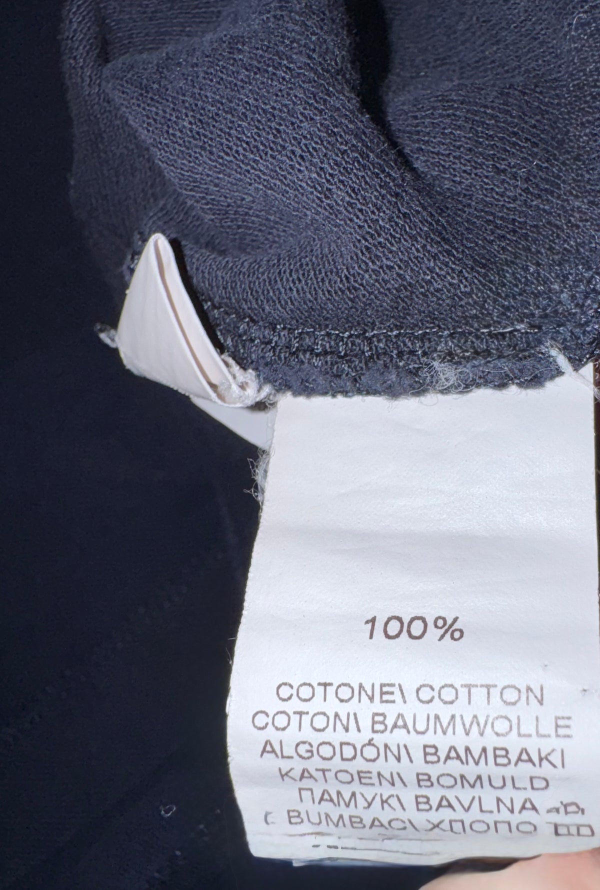 Brunello Cucinelli Луксозно Тъмносиньо Поло XL Slim Fit — Made in Italy