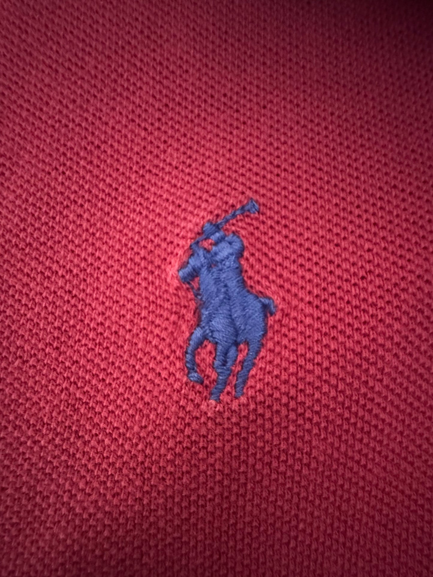 Polo by Ralph Lauren Малиново Поло XL — Мъжка Риза 100% Памук