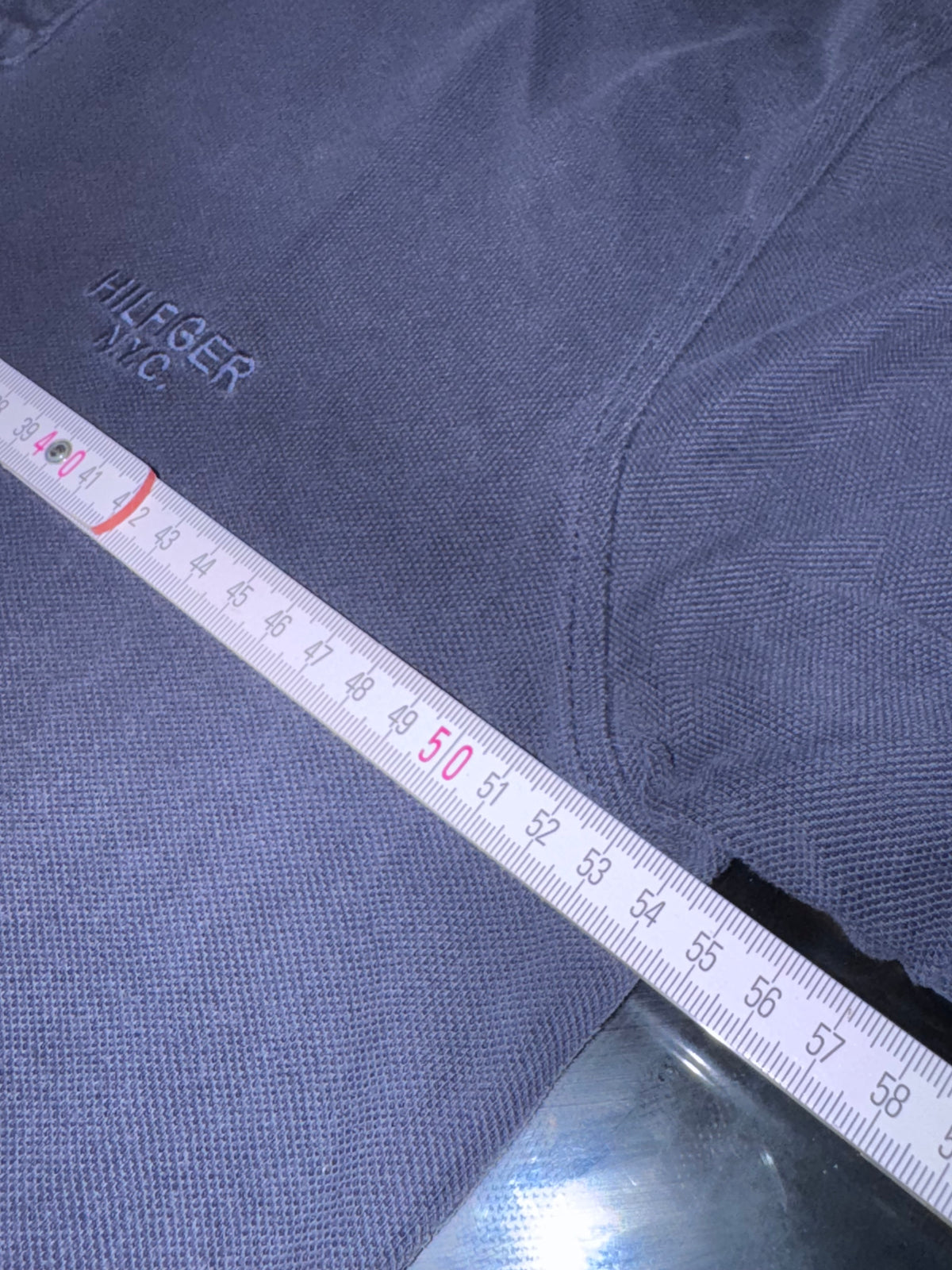 Tommy Hilfiger Антрацитно Поло L Slim Fit  100% Памук