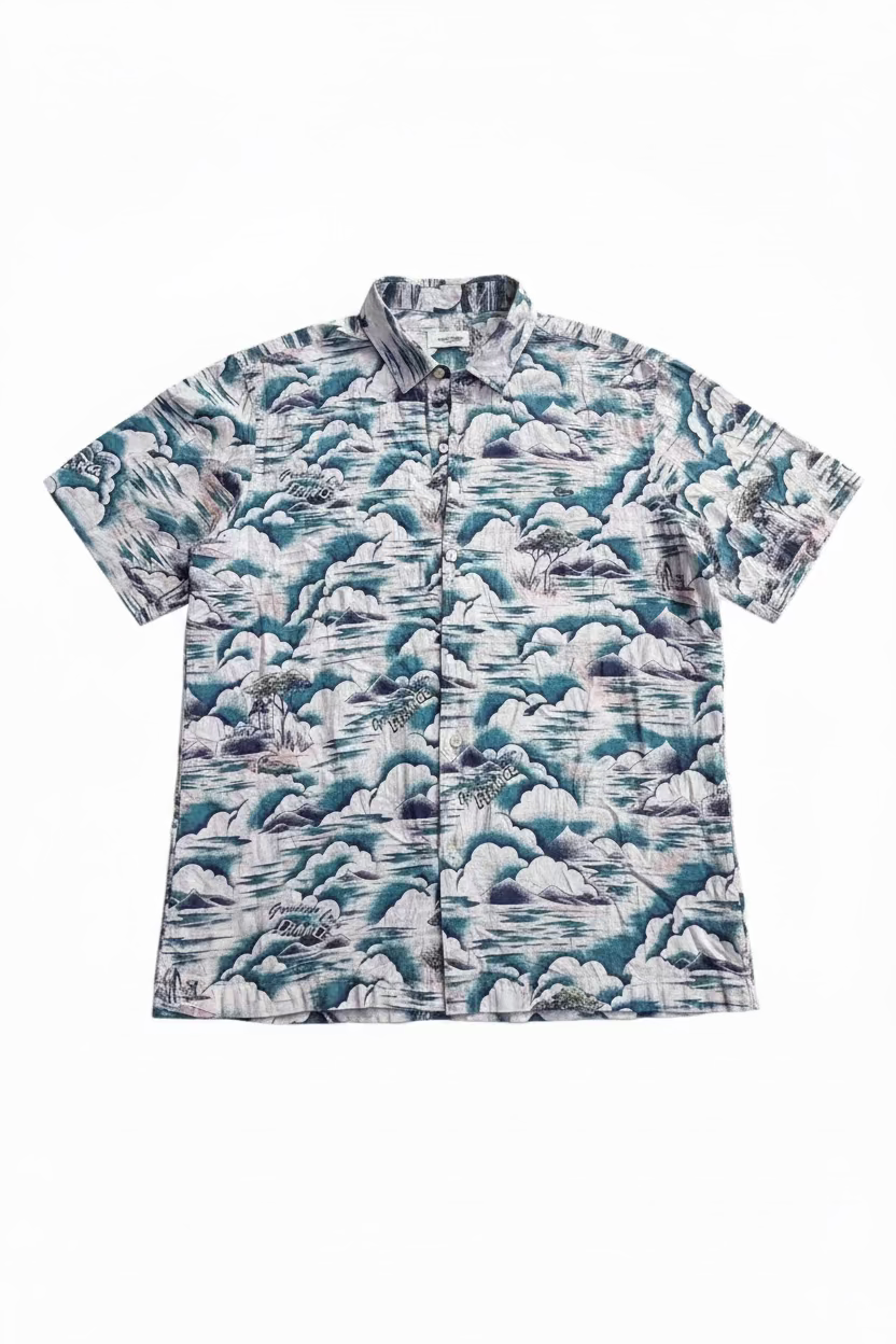 Lacoste риза с къс ръкав “Greetings from France” – FR43/L/XL
