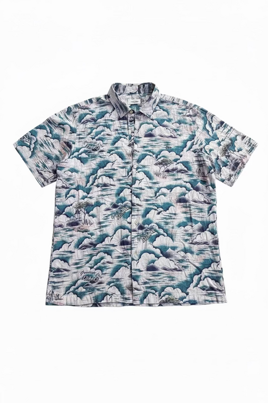 Lacoste риза с къс ръкав “Greetings from France” – FR43/L/XL